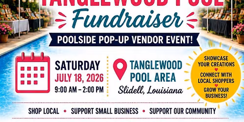 Tanglewood Pool Fundraiser Poolside Pop-up Event