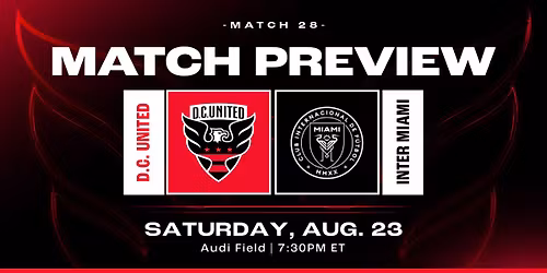 Inter Miami CF vs. D.C. United