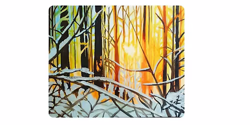 Calgary\u2019s Paint & Sip Experience at Raw Canvas: Level 1 - Easy