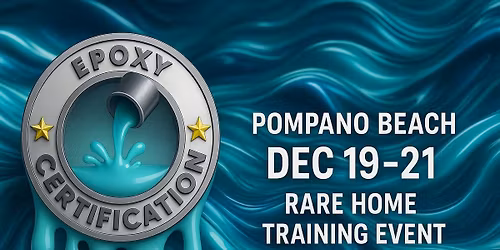 Pompano Beach Epoxy Certification Class Dec 19\u201321
