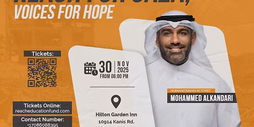 Little Rock-Reach for Gaza, Voices for Hope