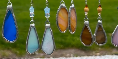 Stained Glass Earrings (2 pairs)