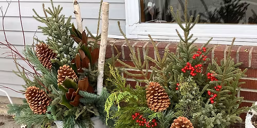 Spruce tip, wreath decorating, or kissing ball making class