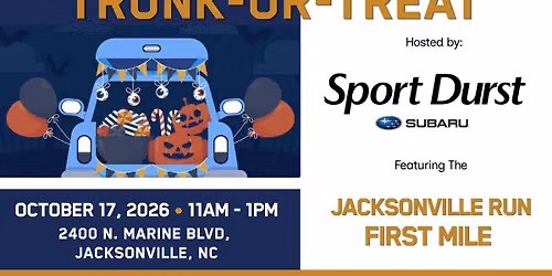 Trunk or Treat, featuring the Jacksonville Run First Mile