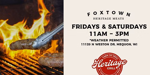 Foxtown Heritage Meats Grill Tent