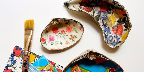 Decoupage Seashell Workshop