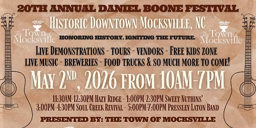 20th Annual Daniel Boone Family Festival