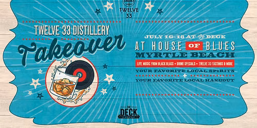 Twelve 33 Distillery: Deck Takeover