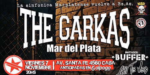 VIE 7\/11 \u2022  The Garkas en Sal\u00f3n Pueyrred\u00f3n