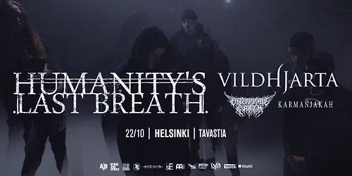 Humanity's Last Breath w\/ Vildhjarta, Enterprise Earth, Karmanjakah - 22.10.2026 Tavastia, Helsinki