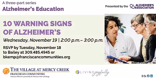 10 Warning Signs of Alzheimer's