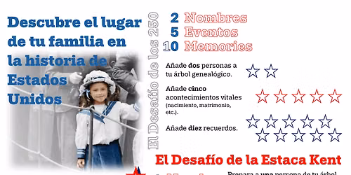 El Desaf\u00edo America 250: Descubre el lugar de tu familia en la historia de Estados Unidos.