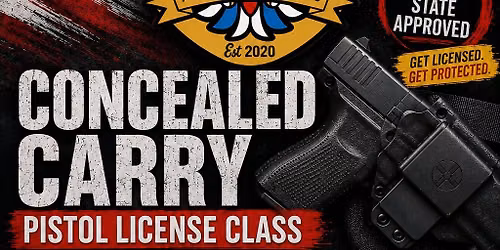 \ud83d\udd25 READY TO GET YOUR CONCEALED PISTOL LICENSE? \ud83d\udd25