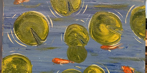 In the pond - painting