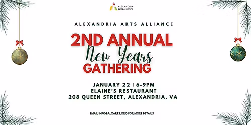 Alexandria Arts Alliance Second Annual New Year's Gathering