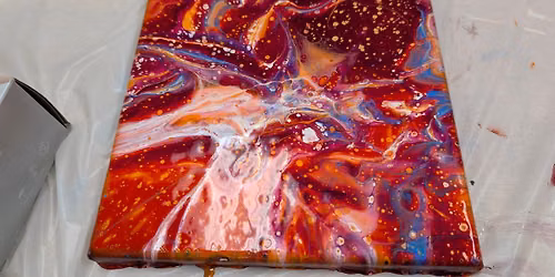 KIDS Fluid Art Class (Pour Painting)