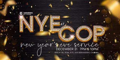 New Year's Eve Services [7pm & 10pm]