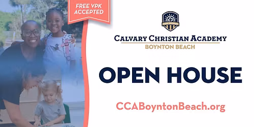 CCA Boynton Beach | November Open House (Pre-K2\u2013Pre-K4)