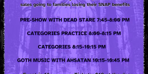 Gala Gothic (Presented by Cabaret Ball)