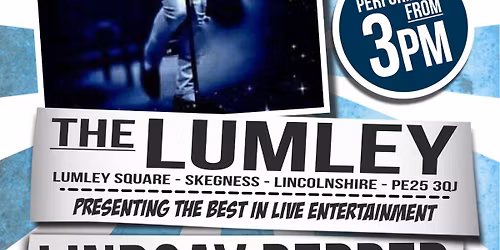 LINDSAY PEPPER LIVE AT THE LUMLEY \ud83c\udfa4