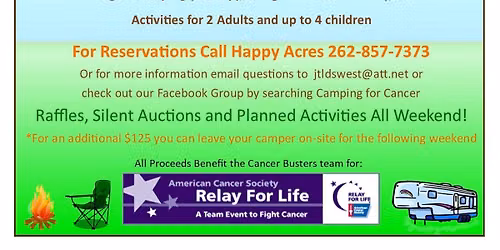 13th Annual Camping for Cancer Weekend