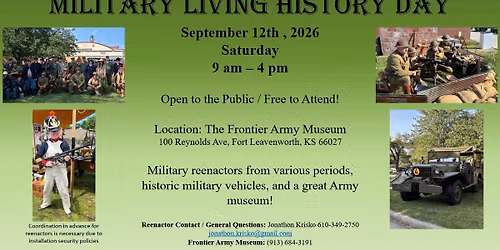 Fort Leavenworth Military Living History Day