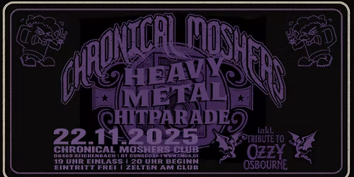 CHRONICAL MOSHERS HITPARADE 2025