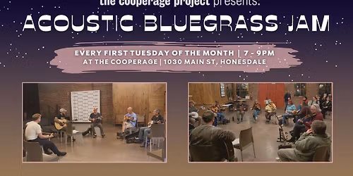 Acoustic Bluegrass Jam at The Cooperage!