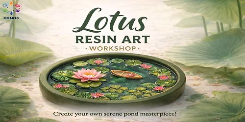 resin lotus pond