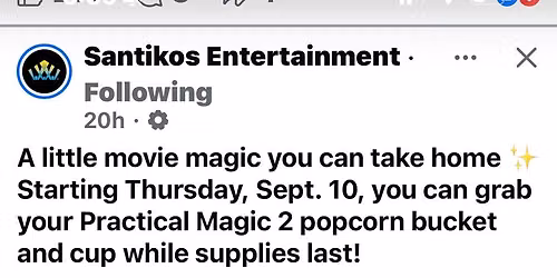 Practical magic movie night