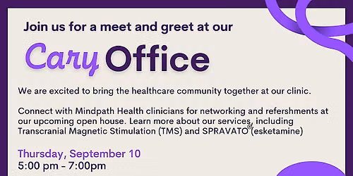 Mindpath Health Interventional Psychiatry Open House - Cary