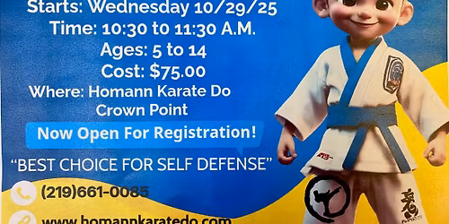 Martial Arts for homeschoolers