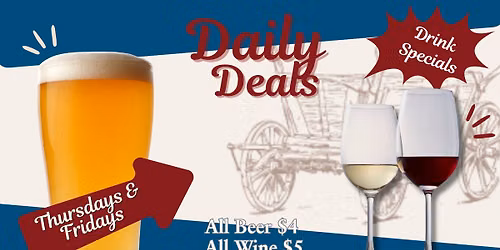 Fridays - Drink Specials