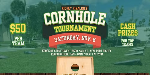 Richey Rivalries Cornhole Tournament - Charity Event for Krewe de Forti 
