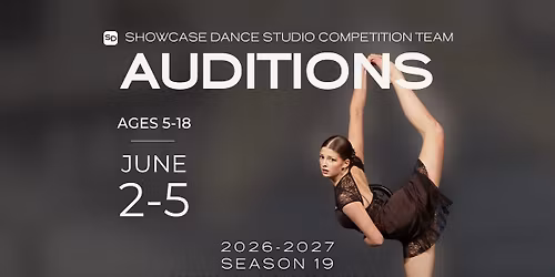 Competition Dance Team Auditions at Showcase Dance Studio - Elk River