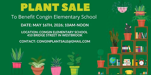 6th annual Plant Sale to Benefit Congin Elementary School
