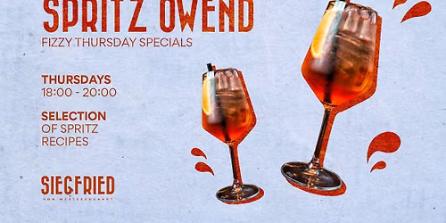Spritz Owend - Fizzy Thursday Specials