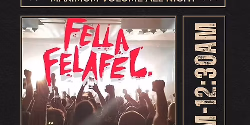 Fella felafel on New Years Eve