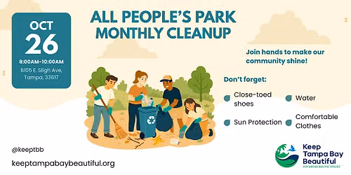 All People's Park Monthly Cleanup