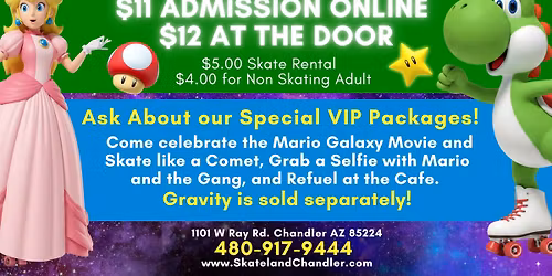 \ud83c\udf1f Mario Galaxy Glow Skate! \ud83c\udf1f