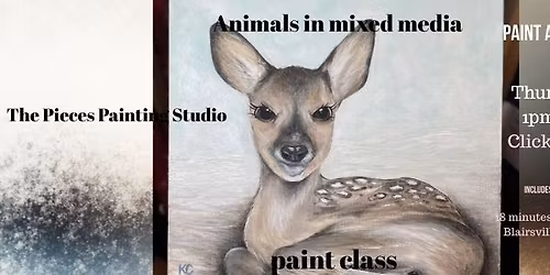 Paint a Fawn mixed media