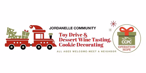 Toy Drive &  Dessert Wine Tasting, Cookie Decorating