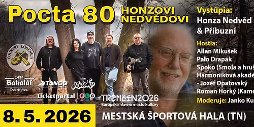 POCTA 80 - Honzovi Nedv\u011bdovi, Mestsk\u00e1 \u0161portov\u00e1 hala Tren\u010d\u00edn