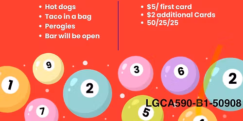 Meat Bingo - Canada Day Fundraiser