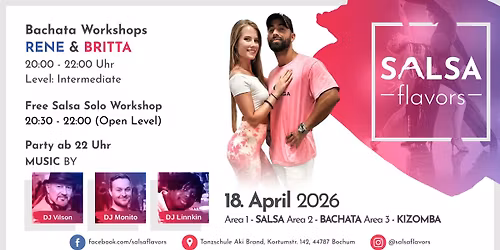 Salsa, Bachata & Kizomba Flavors 