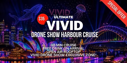 VIVID DRONE SHOW HARBOUR CRUISE