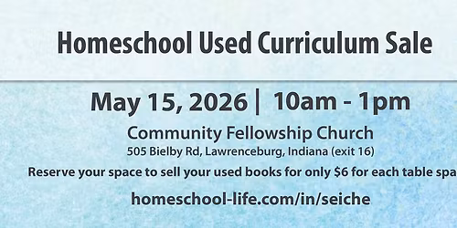 2026 Annual Curriculum Sale