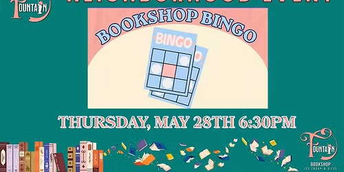 BOOKSHOP BINGO at the Fountain Bookshop
