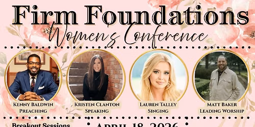 Firm Foundations Women\u2019s Conference