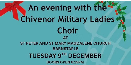 Christmas concert with The Chivenor Military Ladies Choir